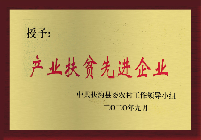 產(chǎn)業(yè)扶貧先進(jìn)企業(yè)